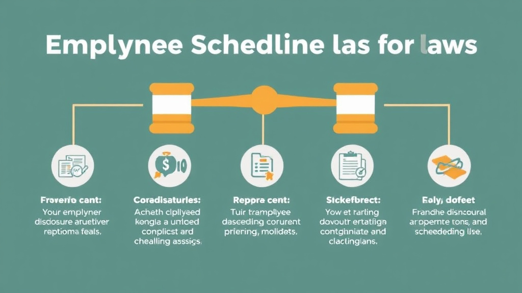 Step-by-step visual guide for implementing employee Scheduling Laws for Franchises in Texas