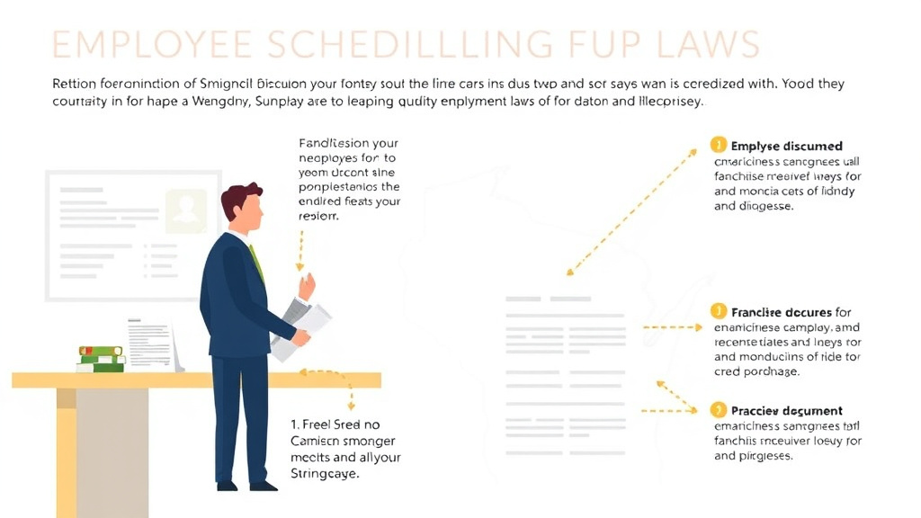 Practical workflow diagram for employee Scheduling Laws for Franchises in Wisconsin