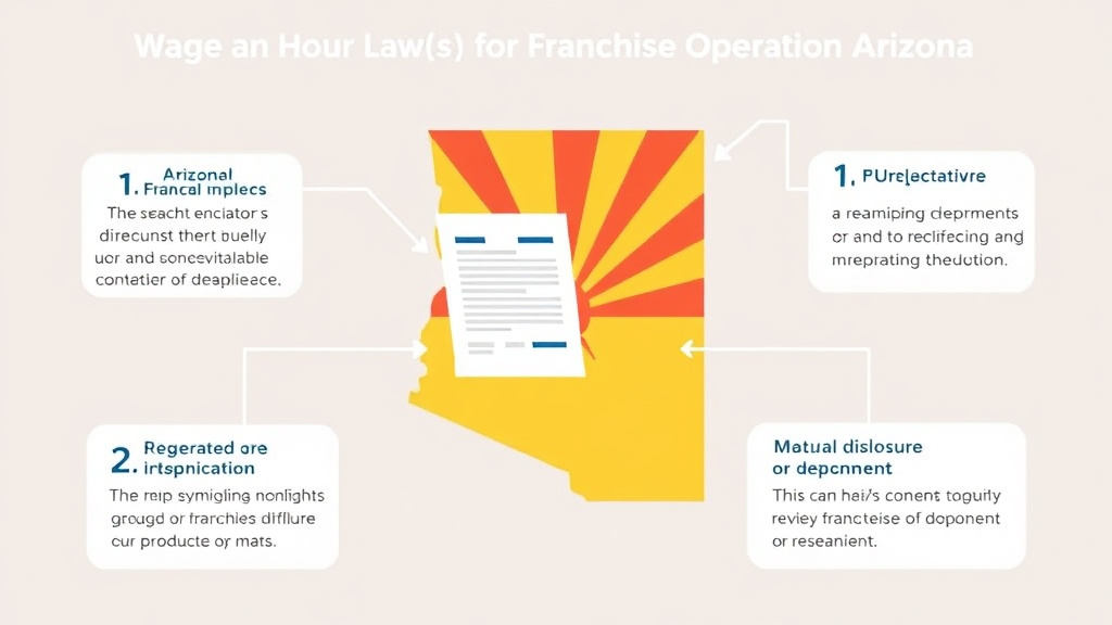 Process flow illustration for putting wage and Hour Laws for Franchise Operators in Arizona into action
