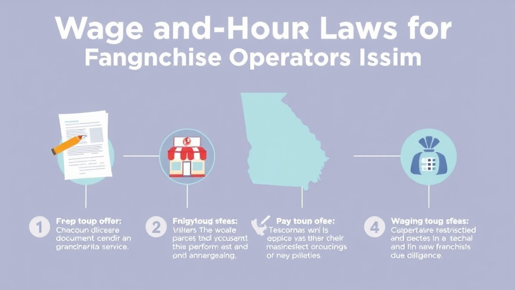 Practical workflow diagram for wage and Hour Laws for Franchise Operators in Georgia