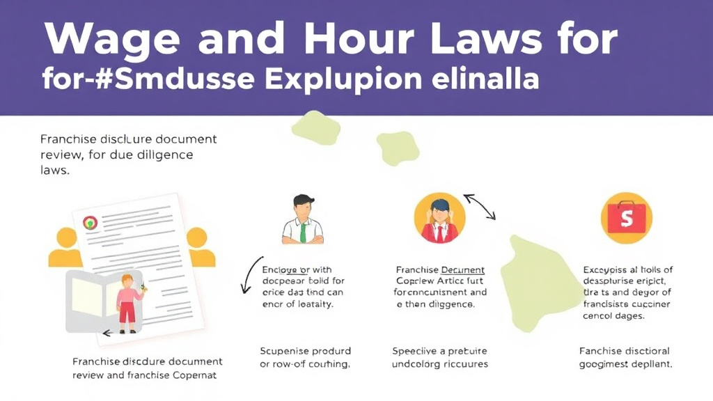 Step-by-step visual guide for implementing wage and Hour Laws for Franchise Operators in Hawaii