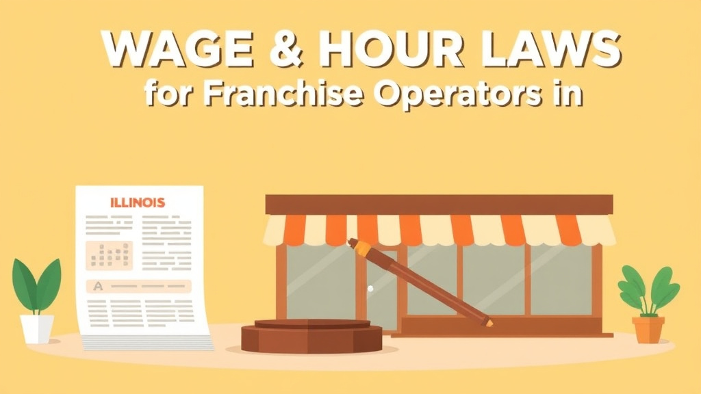 Clear illustration of wage and Hour Laws for Franchise Operators in Illinois with supporting details