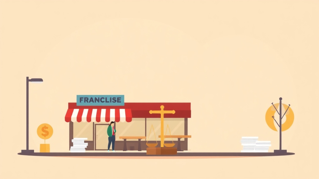 A professional illustration depicting wage and Hour Laws for Franchise Operators in Indiana