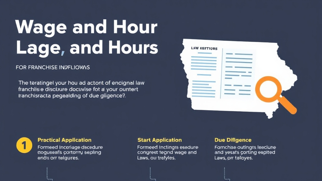 Real-world application diagram for wage and Hour Laws for Franchise Operators in Iowa