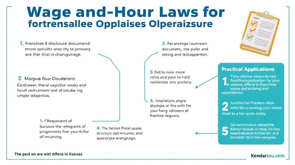 Practical workflow diagram for wage and Hour Laws for Franchise Operators in Kansas