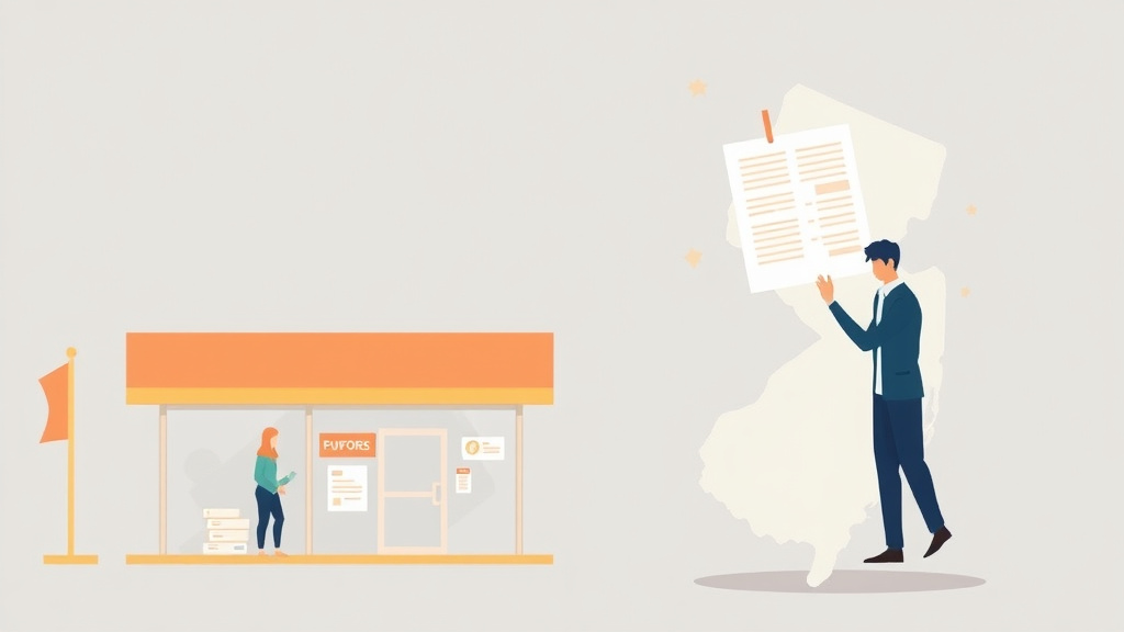 Detailed visual representation of wage and Hour Laws for Franchise Operators in New Jersey