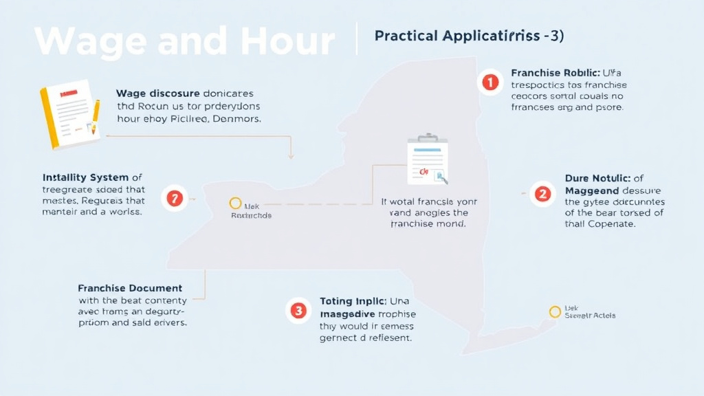 Practical checklist visual for wage and Hour Laws for Franchise Operators in New York