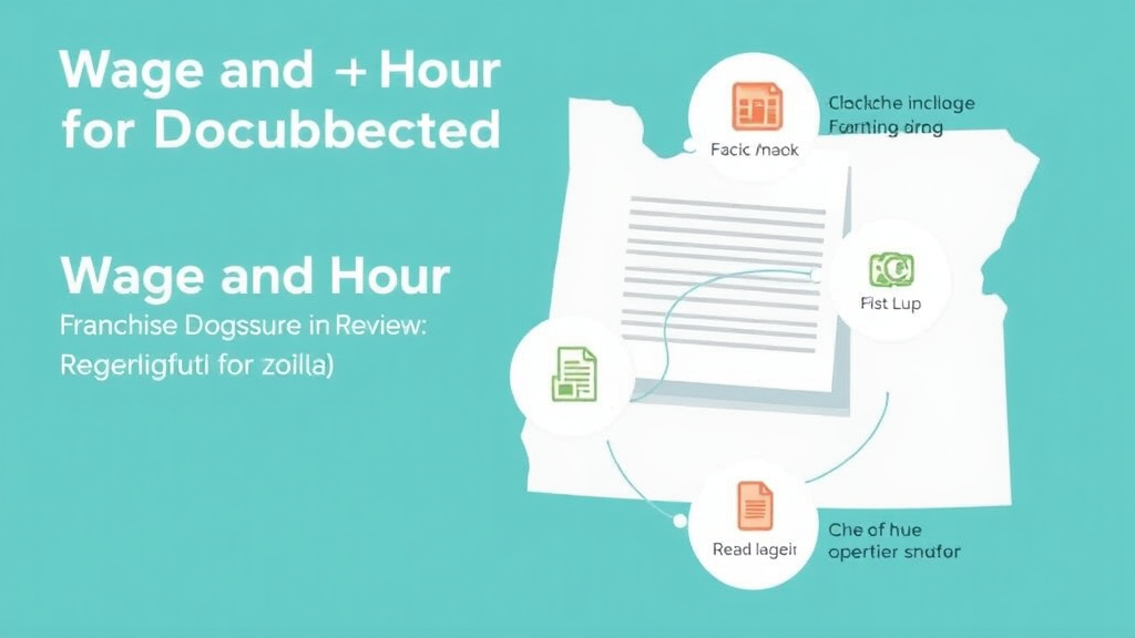 Practical checklist visual for wage and Hour Laws for Franchise Operators in Oregon