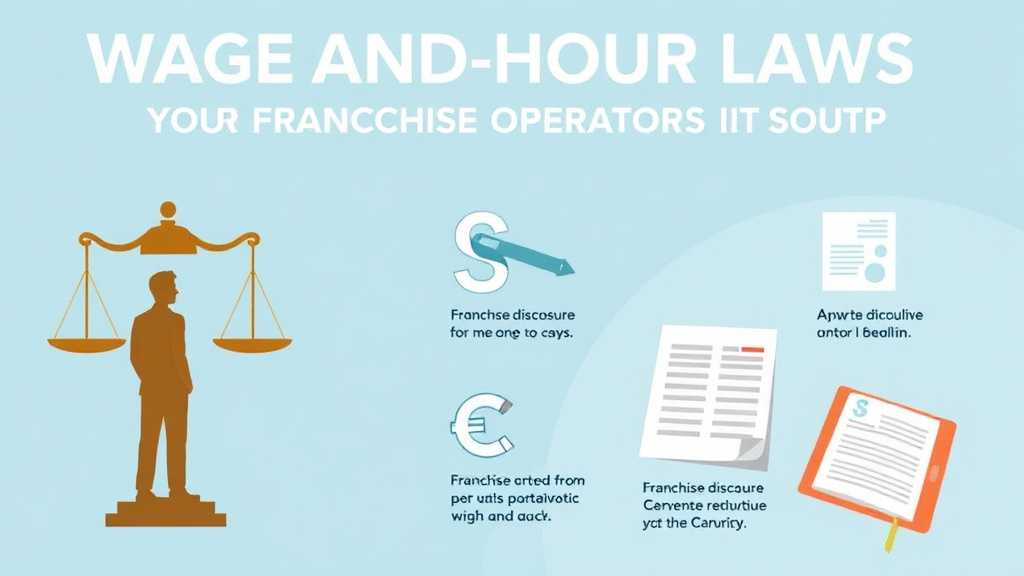 Action-oriented illustration showing how to apply wage and Hour Laws for Franchise Operators in South Carolina