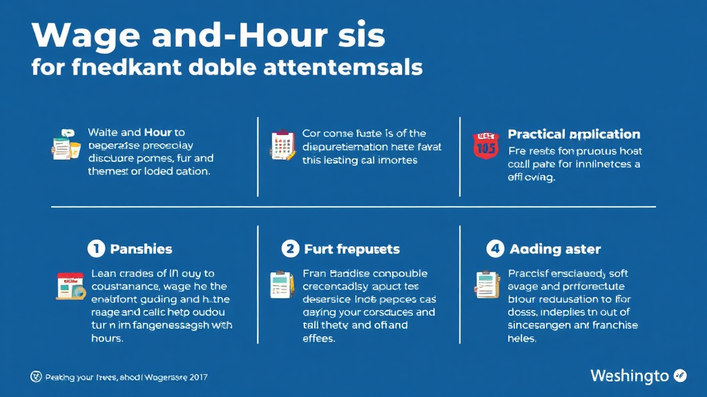 Practical workflow diagram for wage and Hour Laws for Franchise Operators in Washington