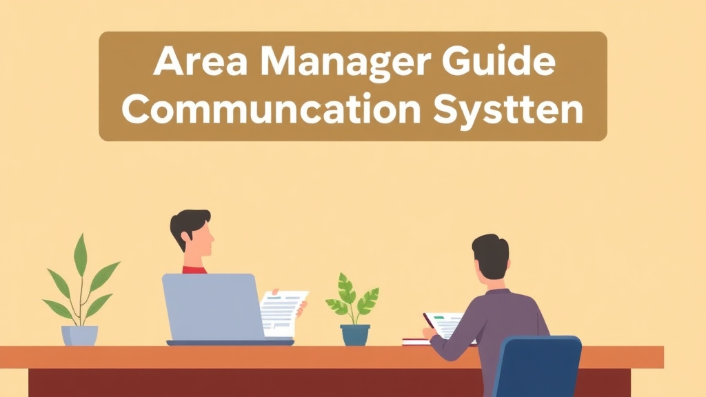 Conceptual diagram showing how area Manager Guide: Communication Systems for Multi-Unit Franchises works in practice