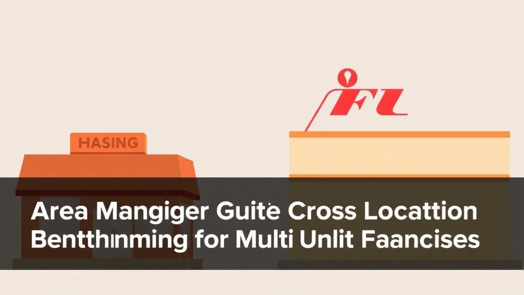 Illustration breaking down the fundamentals of area Manager Guide: Cross Location Benchmarking for Multi-Unit Franchises