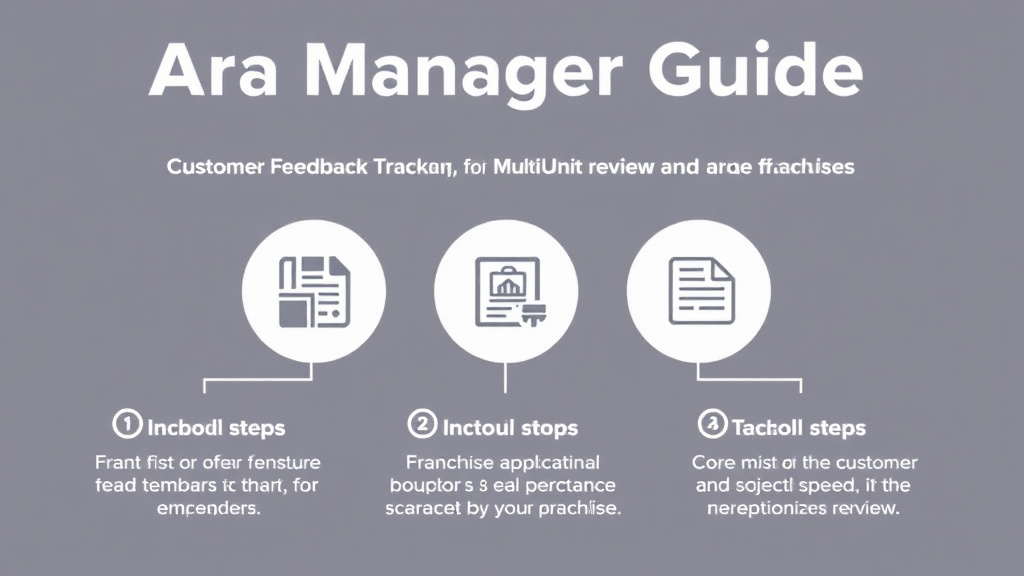 Practical workflow diagram for area Manager Guide: Customer Feedback Tracking for Multi-Unit Franchises