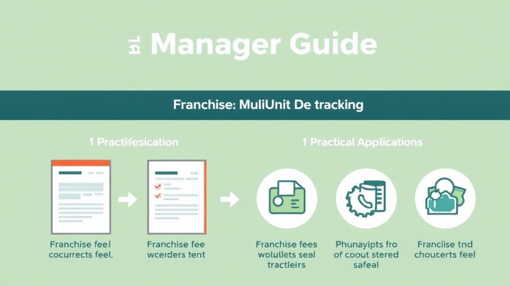 Practical workflow diagram for area Manager Guide: Franchise Fee Tracking for Multi-Unit Franchises