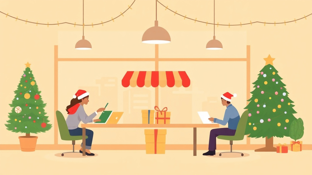 Clear illustration of area Manager Guide: Holiday Staffing for Multi-Unit Franchises with supporting details