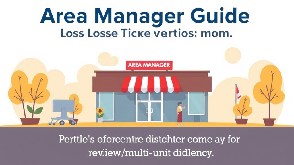 Clear illustration of area Manager Guide: Loss Prevention for Multi-Unit Franchises with supporting details