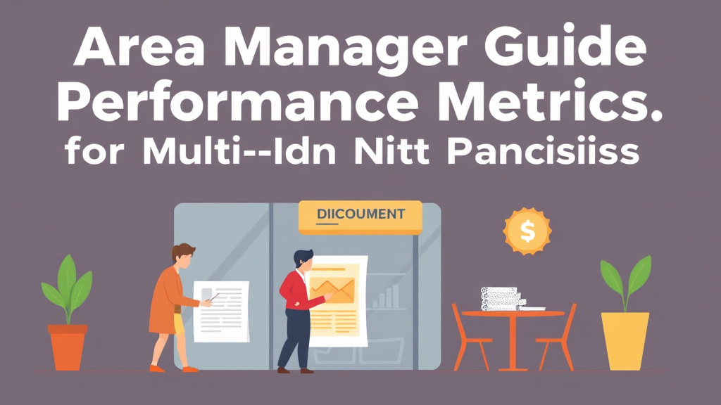A professional illustration depicting area Manager Guide: Performance Metrics for Multi-Unit Franchises