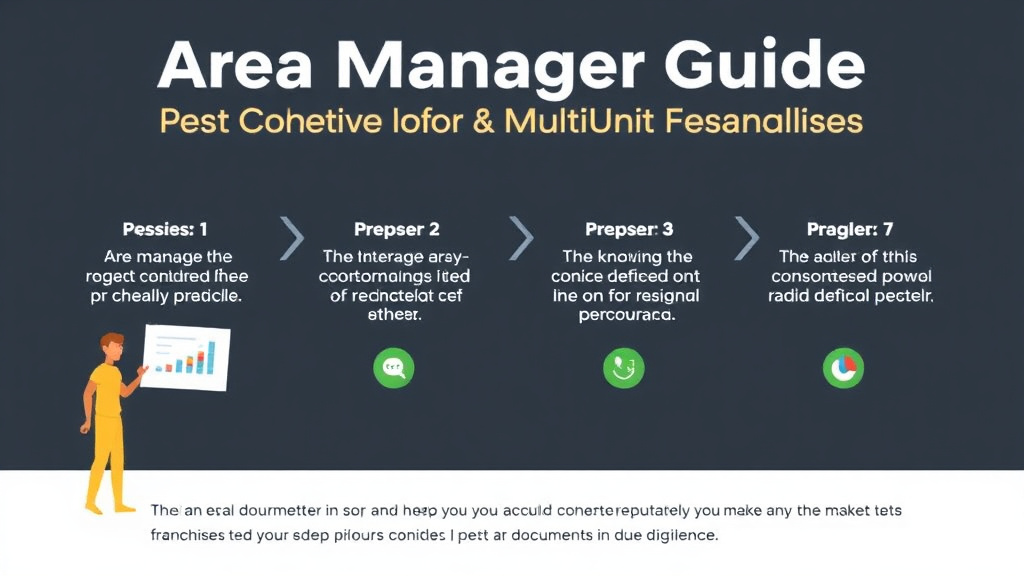 Action-oriented illustration showing how to apply area Manager Guide: Pest Control Scheduling for Multi-Unit Franchises