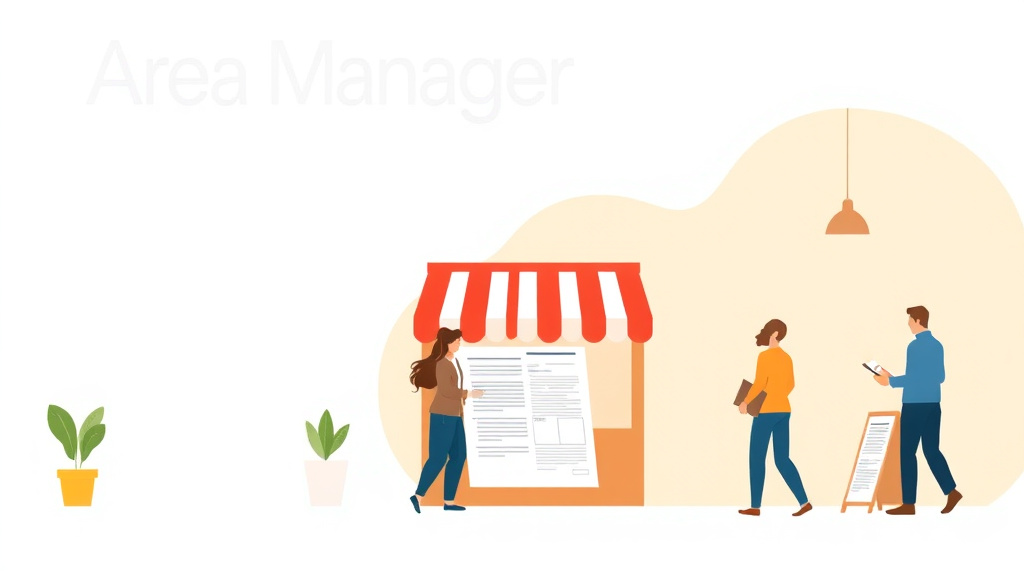 Educational graphic covering the essentials of area Manager Guide: Vendor Management for Multi-Unit Franchises