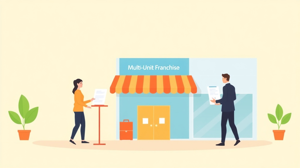 An informative visual explaining multi-Unit Franchise Management: Audit Scheduling for beginners and professionals