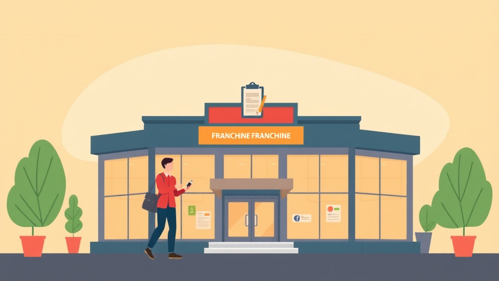 A professional illustration depicting multi-Unit Franchise Management: Compliance Standardization