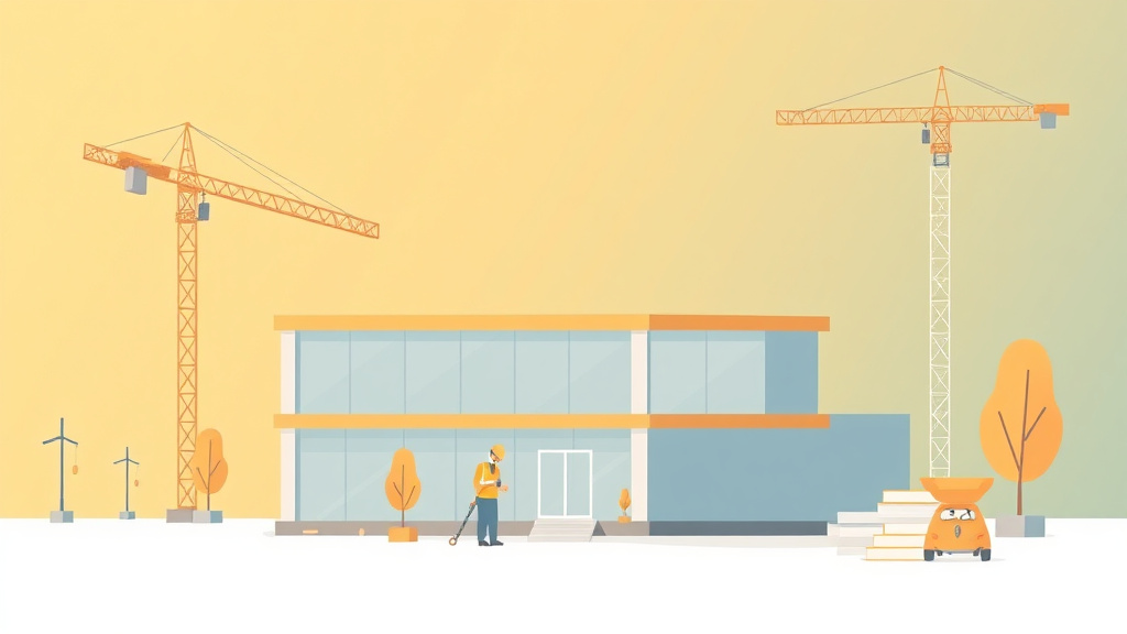 Conceptual diagram showing how multi-Unit Franchise Management: Construction Oversight works in practice