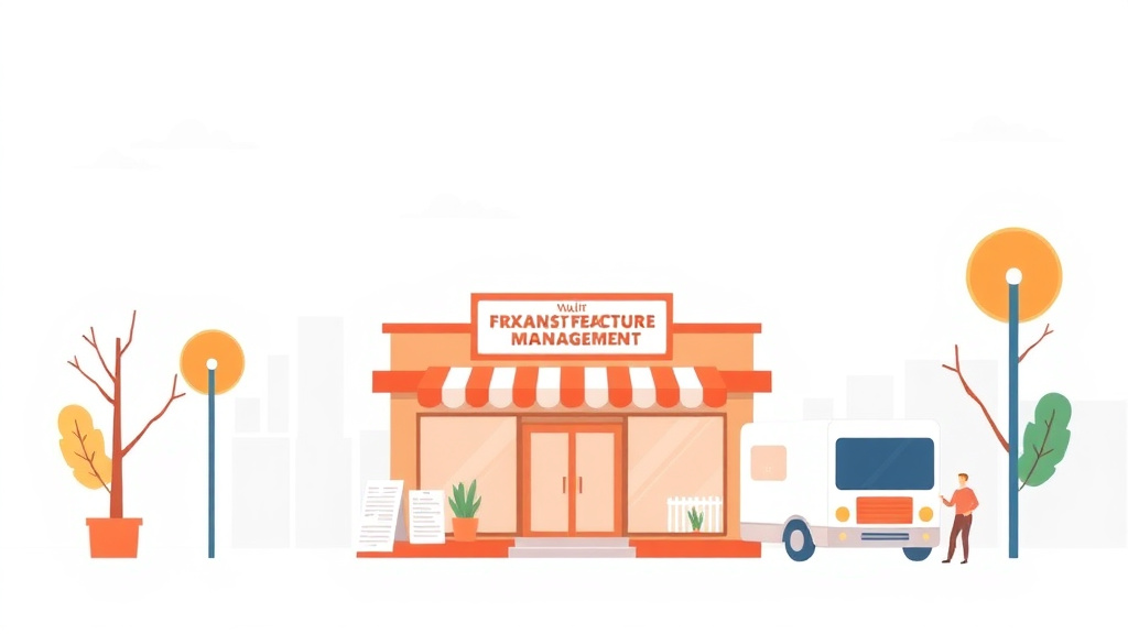 Illustration breaking down the fundamentals of multi-Unit Franchise Management: Emergency Preparedness