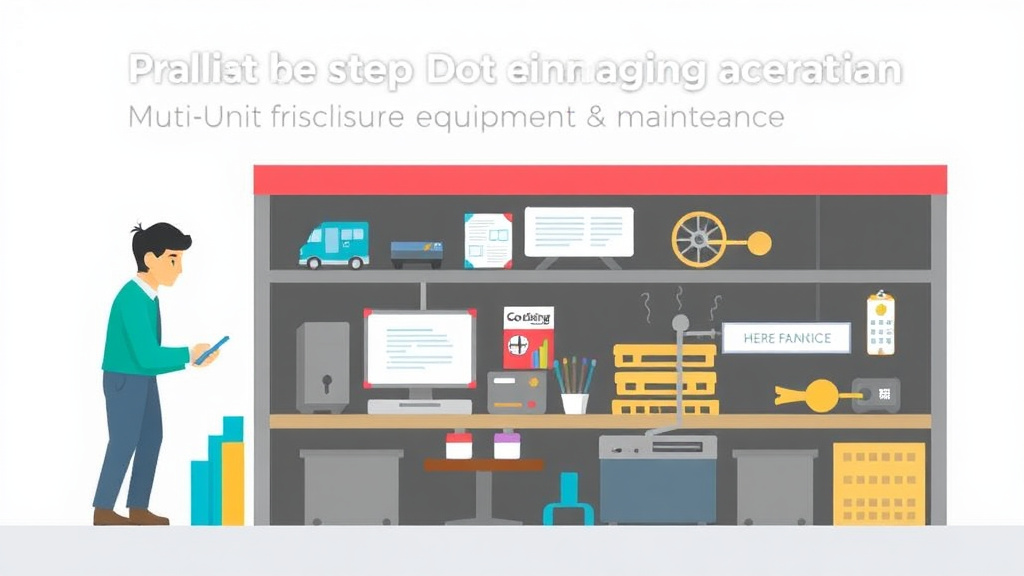Action-oriented illustration showing how to apply multi-Unit Franchise Management: Equipment Maintenance