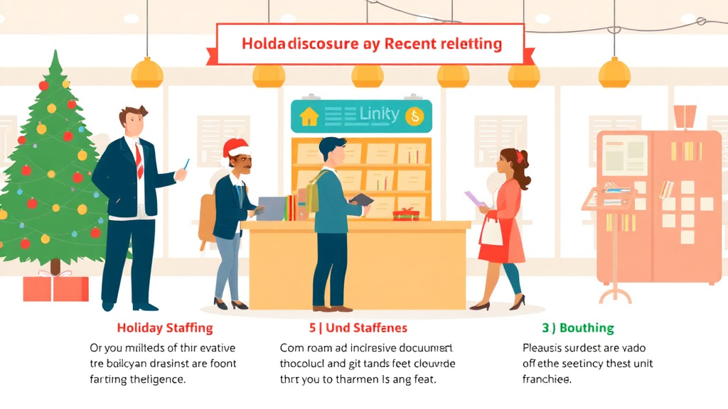 Hands-on guide visualization for multi-Unit Franchise Management: Holiday Staffing