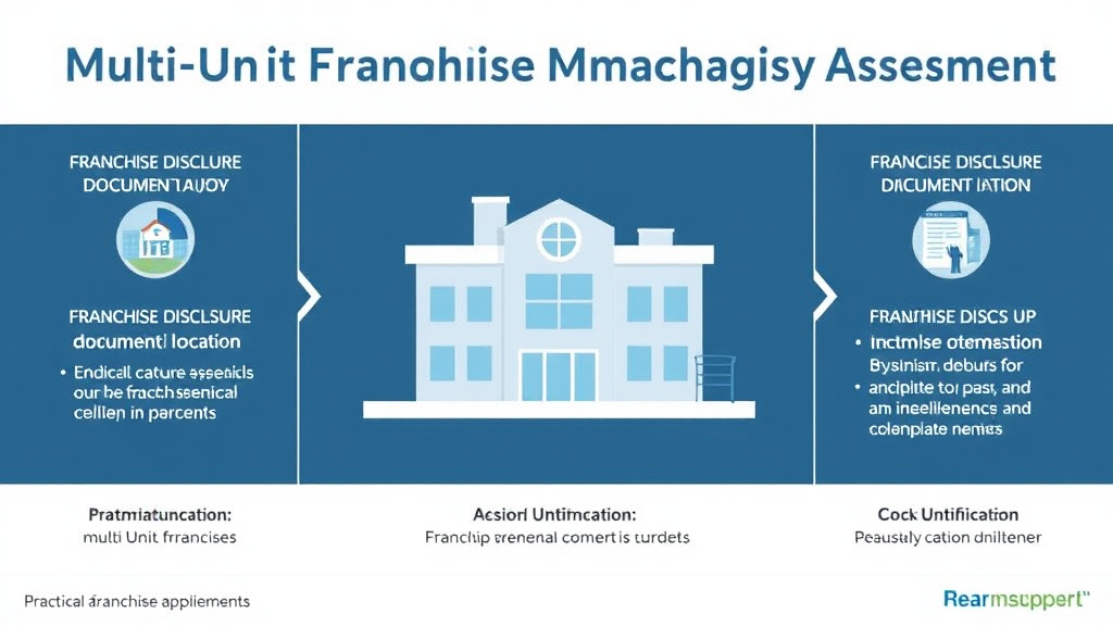 Step-by-step visual guide for implementing multi-Unit Franchise Management: Location Assessment