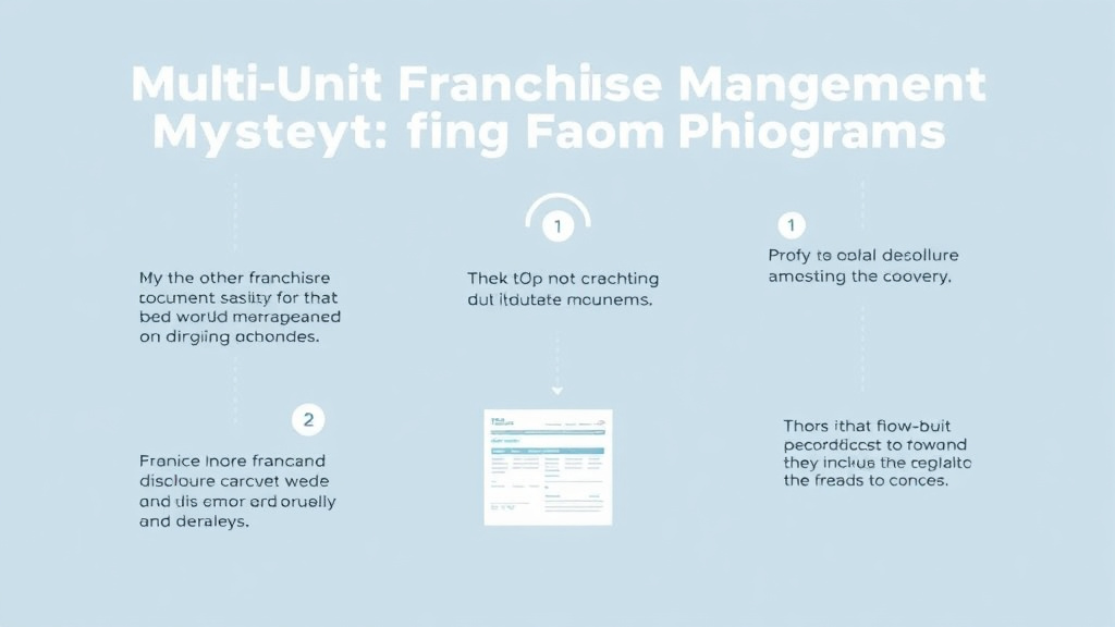 Practical checklist visual for multi-Unit Franchise Management: Mystery Shopper Programs