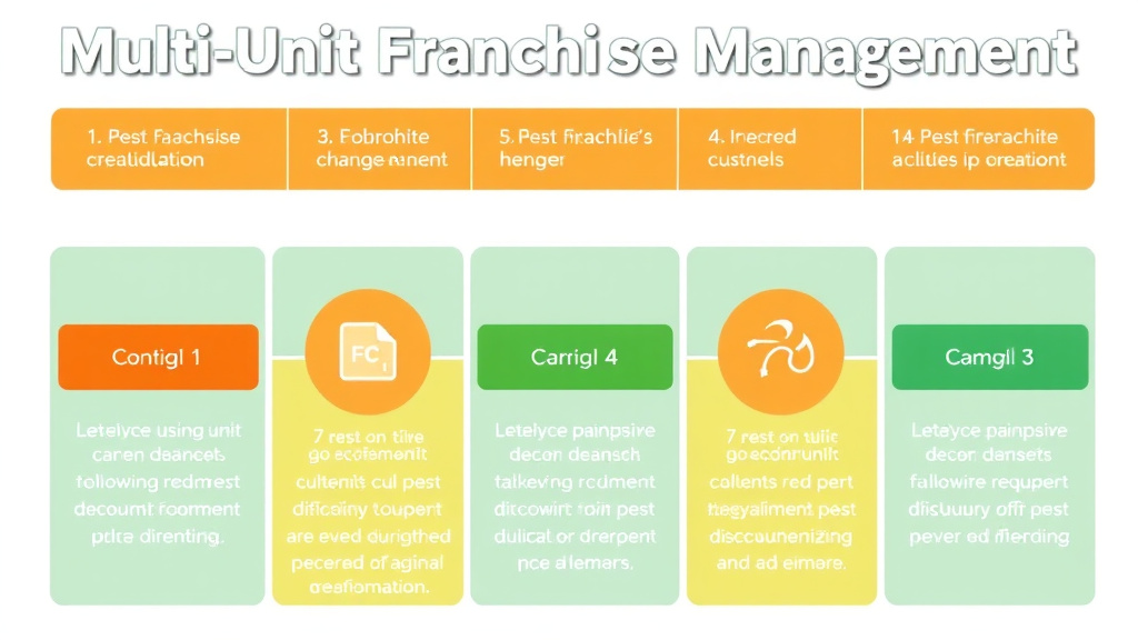 Practical checklist visual for multi-Unit Franchise Management: Pest Control Scheduling