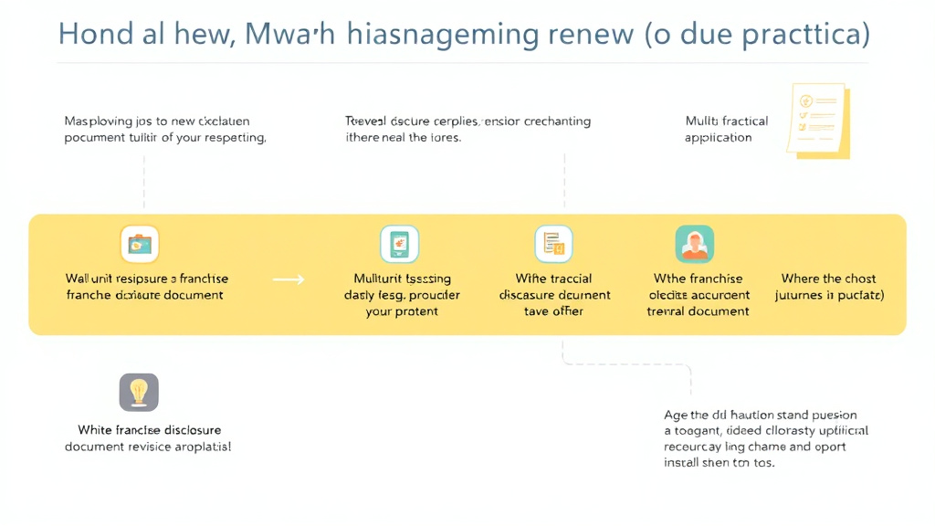 Practical workflow diagram for multi-Unit Franchise Management: Renewal Management