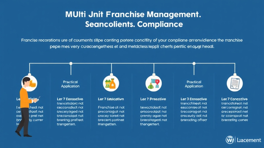 Step-by-step visual guide for implementing multi-Unit Franchise Management: Seasonal Compliance