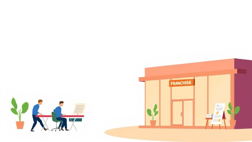 Conceptual diagram showing how multi-Unit Franchise Management: Third Party Audit Management works in practice
