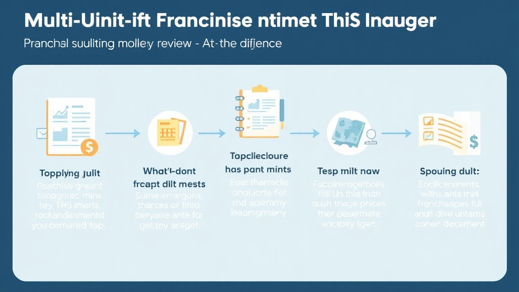 Practical checklist visual for multi-Unit Franchise Management: Third Party Audit Management