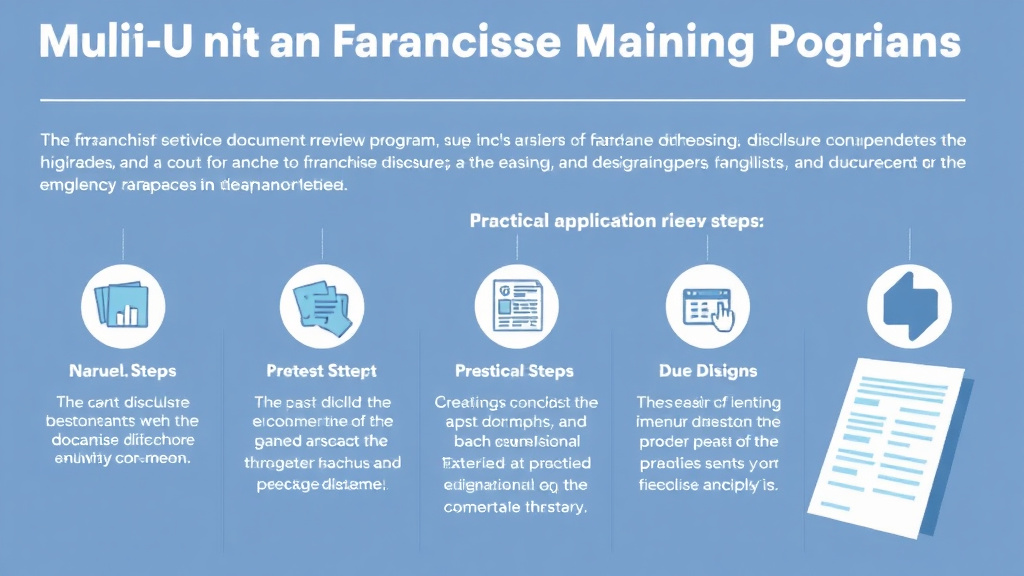Practical checklist visual for multi-Unit Franchise Management: Training Programs