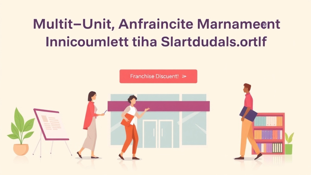 Educational graphic covering the essentials of multi-Unit Franchise Management: Uniform Standards